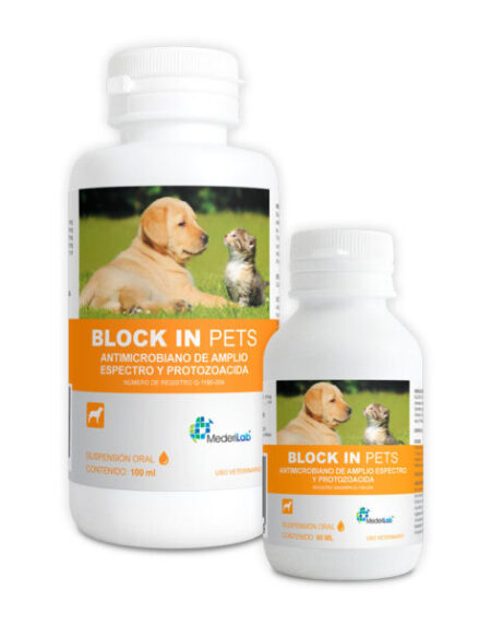 BLOCK IN PETS SOLUCION ORAL / DIFERENTES PRESENTACIONES