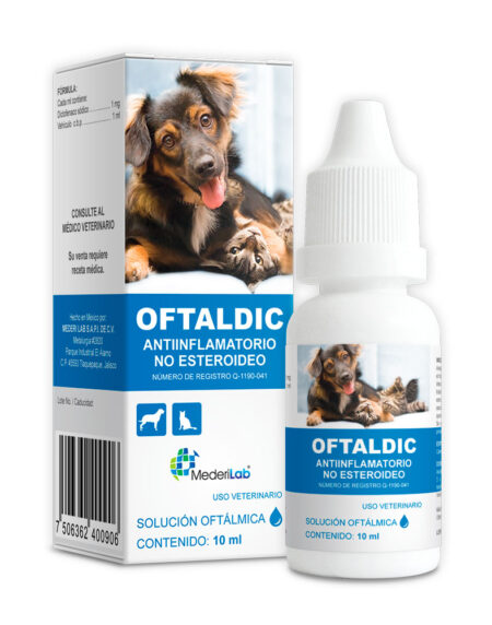 OFTALDIC SOLUCION OFTALMICA, Frasco gotero con 10 ml