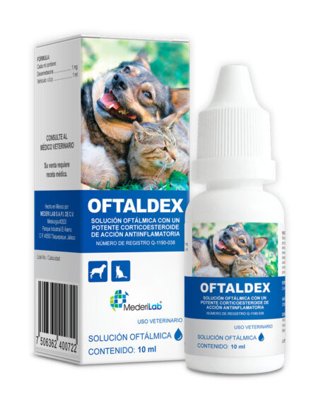OFTALDEX SOLUCION OFTALMICA, Frasco gotero con 10 ml