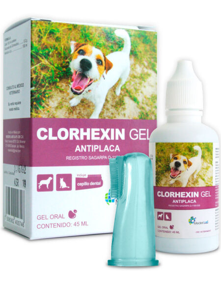 CLORHEXIN GEL ANTIPLACA, Frasco con 45 ml