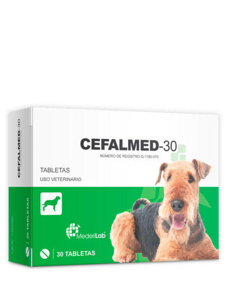 CEFALMED-30, Caja con 30 tabletas.