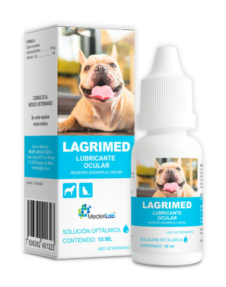 LAGRIMED SOLUCION OFTALMICA, Frasco gotero con 10 ml