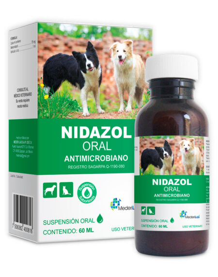 NIDAZOL SOLUCION ORAL, Frasco con 60 ml