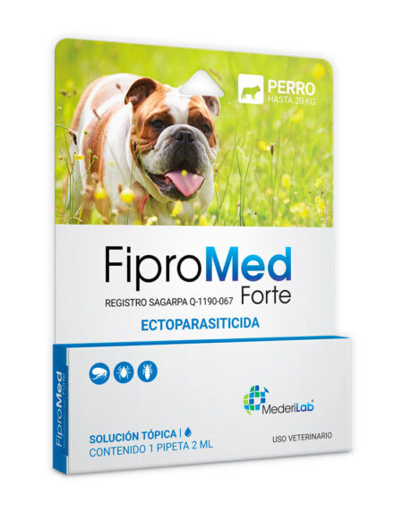 FIPROMED FORTE 20KG, Pipeta con 2 ml
