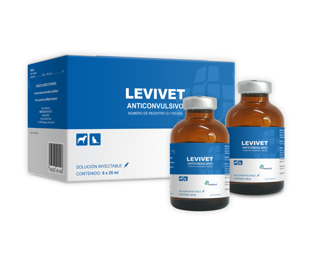 LEVIVET INYECTABLE , Frasco con 25 ml.